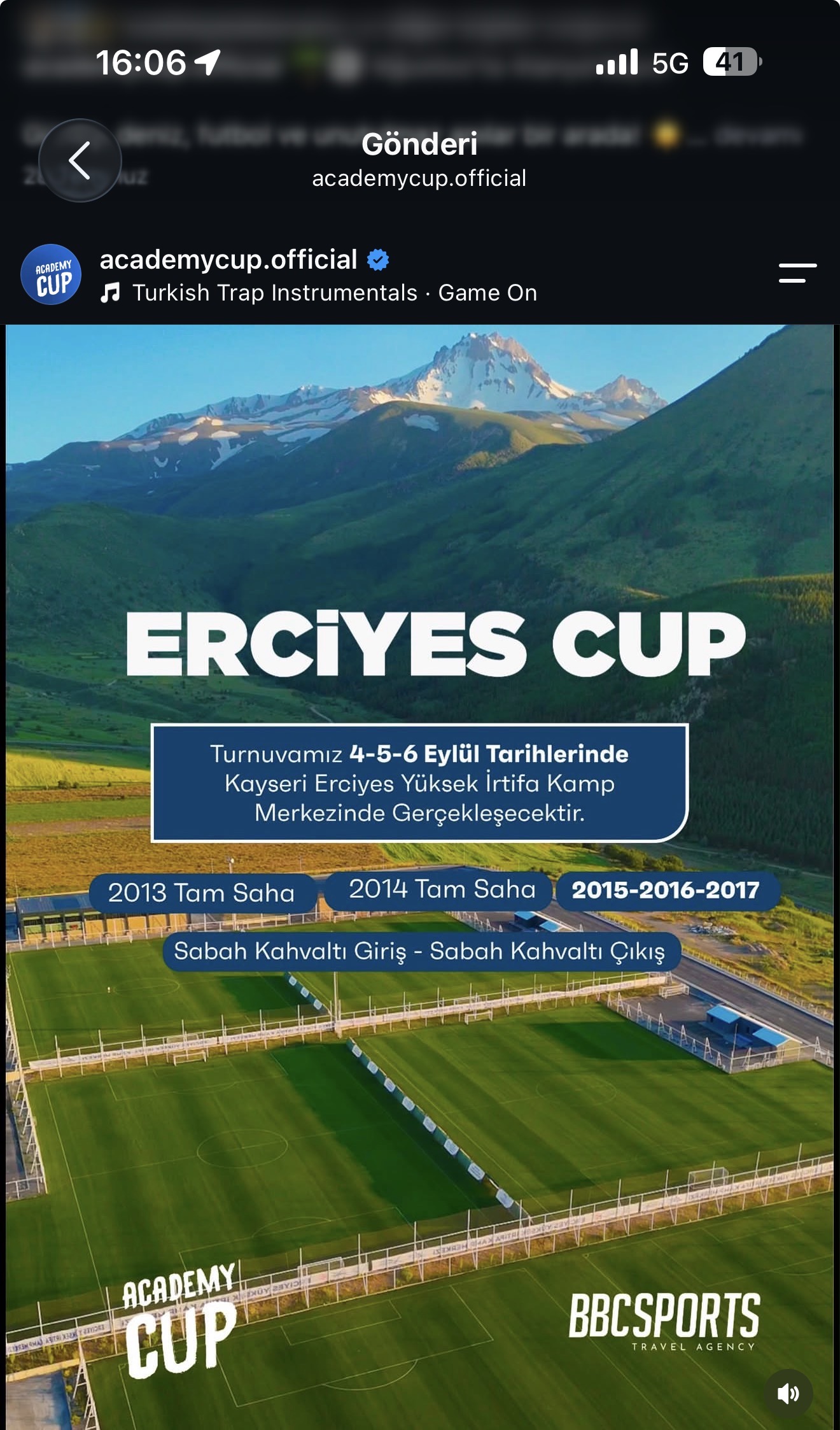 Academy Erciyes Cup